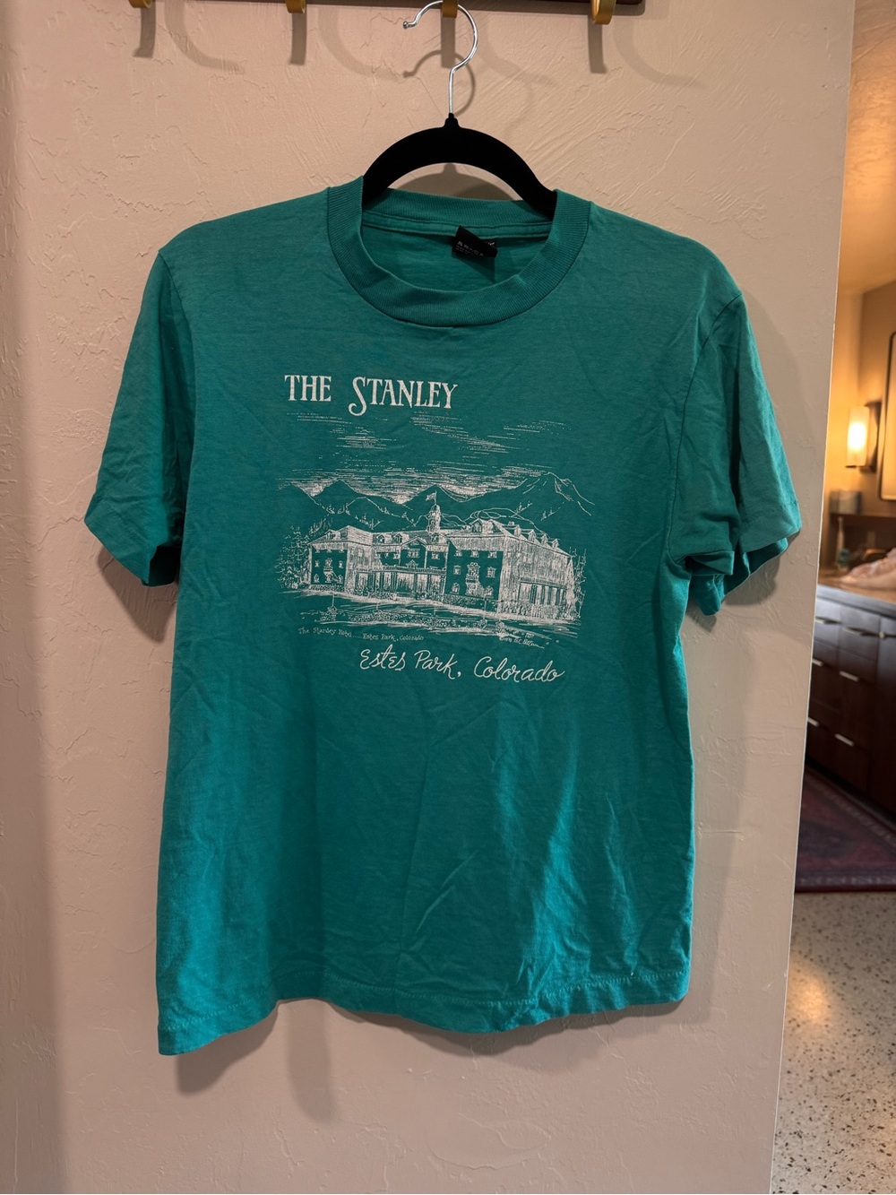 Vintage Stanley Estes Park, Colorado Teal Graphic Tee